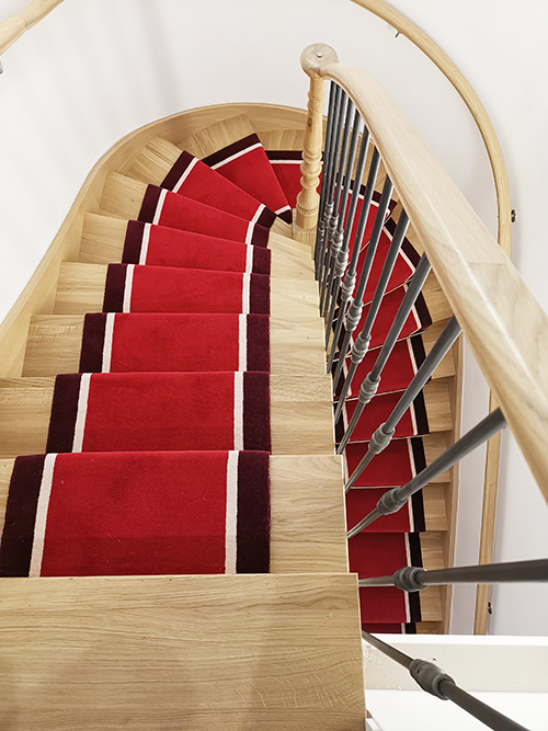 tapis escalier moquette passage paris laine polyamide