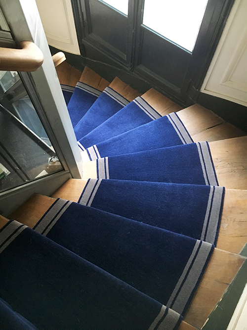 tapis escalier moquette passage paris laine polyamide