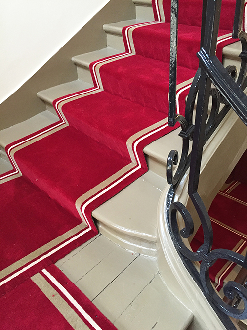 tapis escalier moquette passage paris laine polyamide