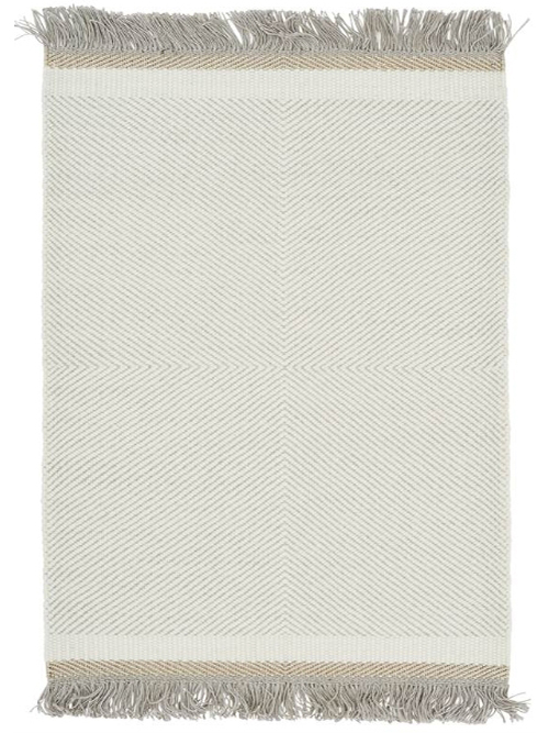 tapis linie design blanc