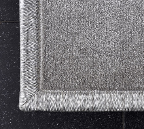 TAPIS - MOQUETTE INDUS argent 91 plaine MÉLANGE - Moquettes sur mesure