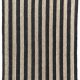 grand tapis d'intérieur en coco rayé noir et beige