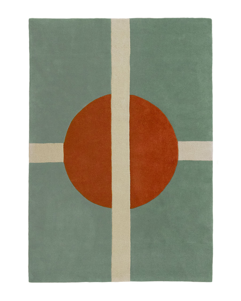 Tapis de chambre Sasha céladon créé par Camille Techer