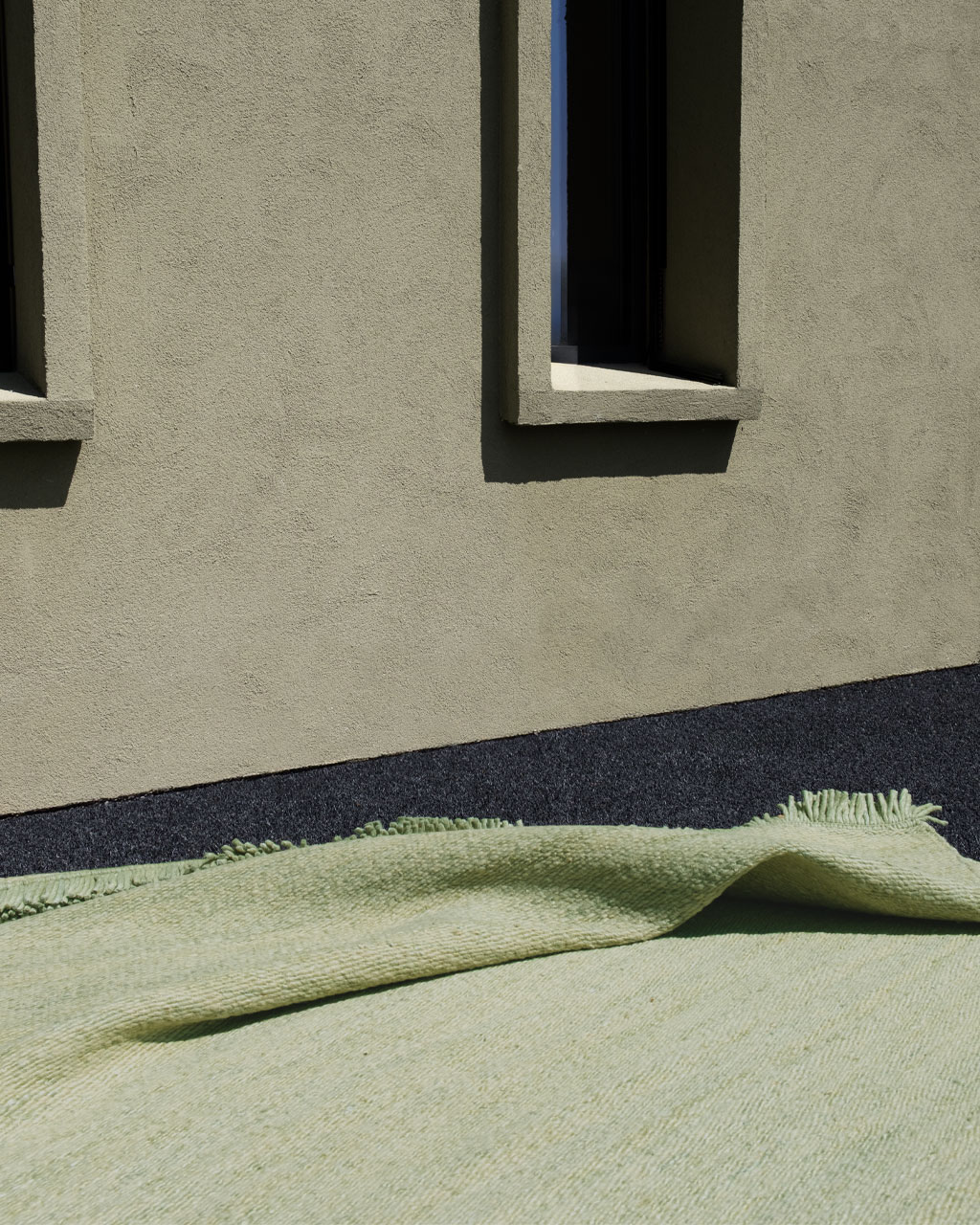 Tapis Nature vert uni pour salon