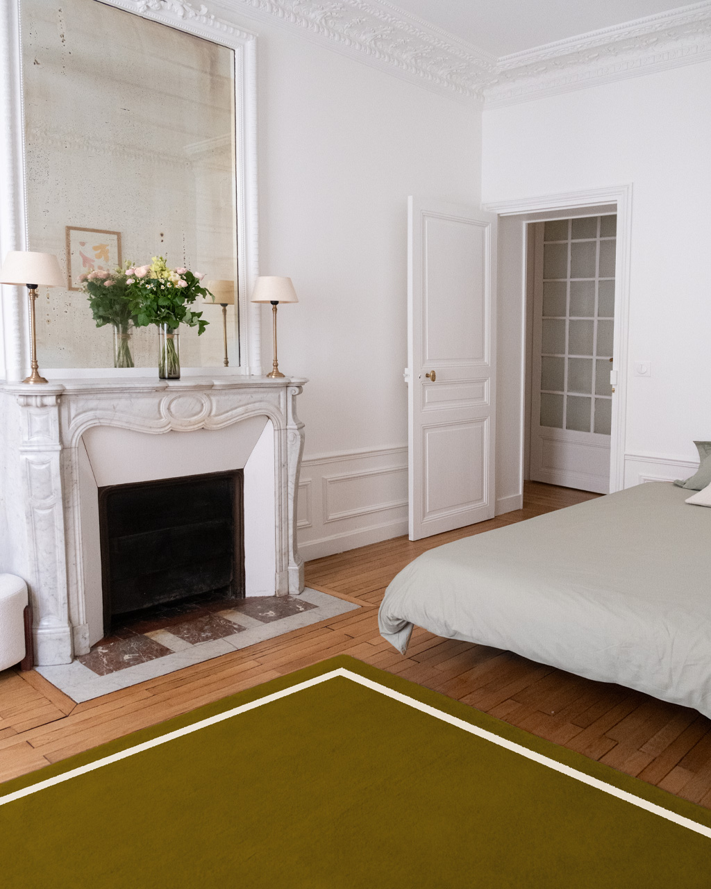 Tapis de chambre Axelle sur mesure créé par Camille Techer