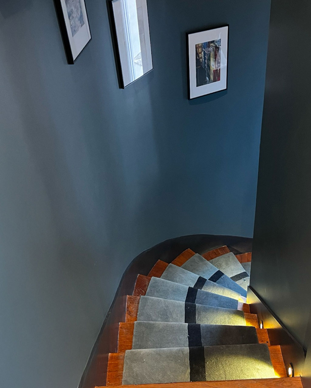 Tapis d’escalier de créateur André signé Camille Techer