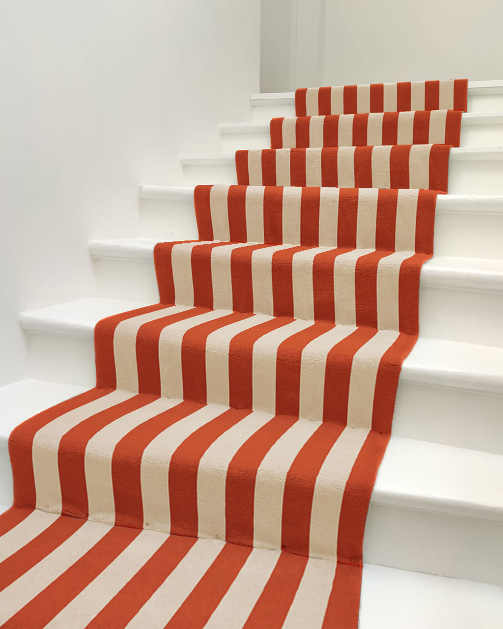 Tapis d’escalier Eugène, création élégante par Camille Techer