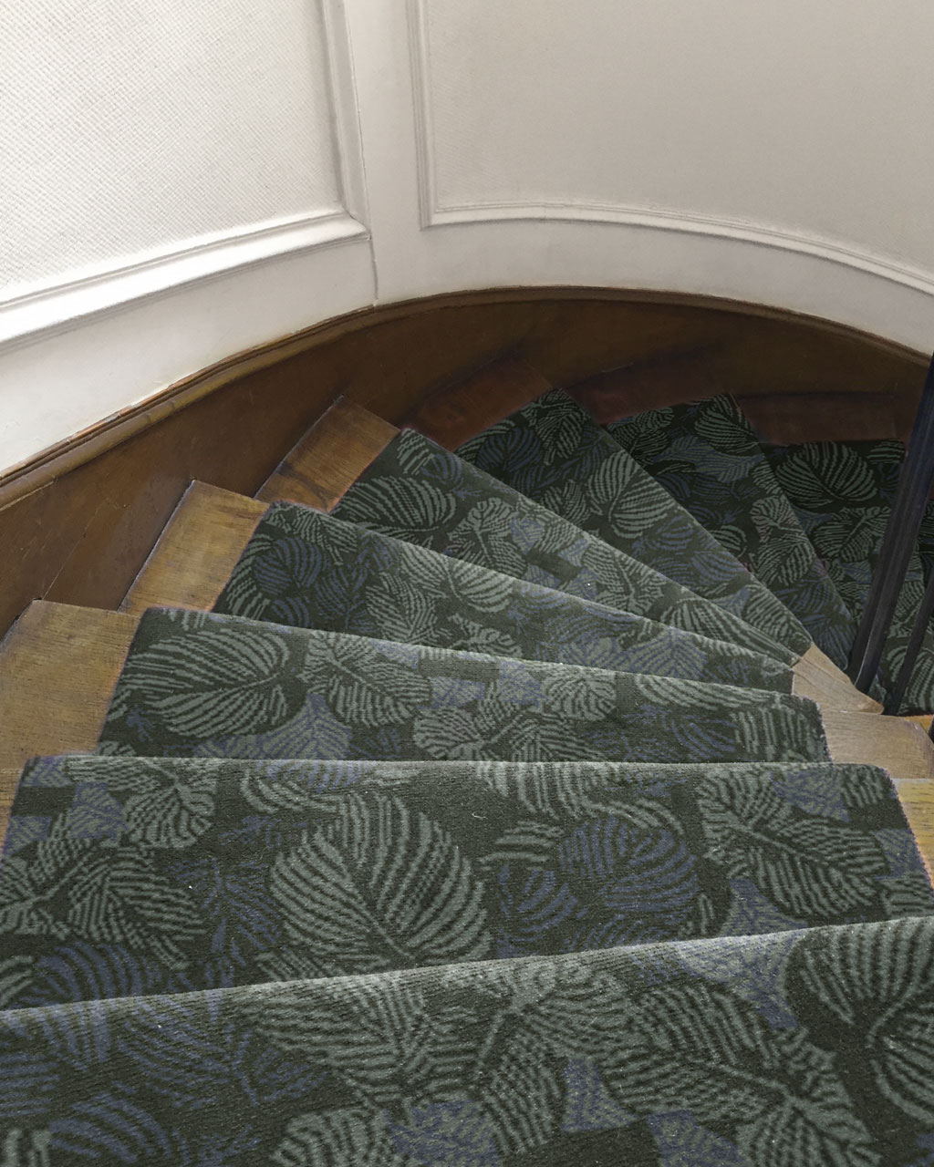Tapis d’escalier Hippolyte, création graphique par Camille Techer