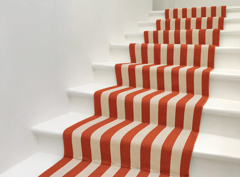 Tapis d’escalier Eugène sur mesure, création Camille Techer